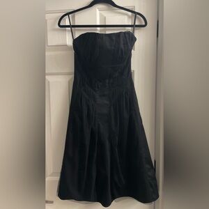 Black Strapless* Cocktail Dress